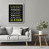 Posterizer 1 pcs-in this office we are a team quote-Workplace & Office Art-Motivational & Inspirational Art-Gift for Boss, Manager-decor for offic...